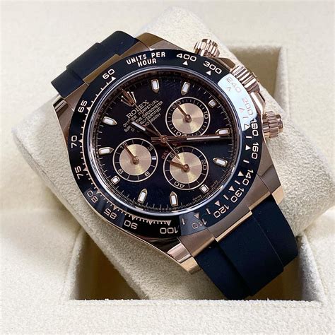 rolex daytona vs rose gold